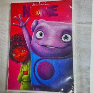 DreamWorks HOME Poster — Purple, Pink & Blue Characters